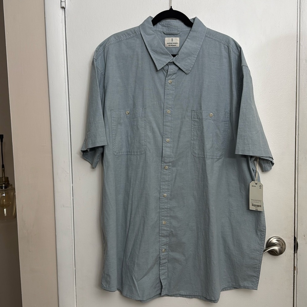 Blue Men’s Dress Shirt